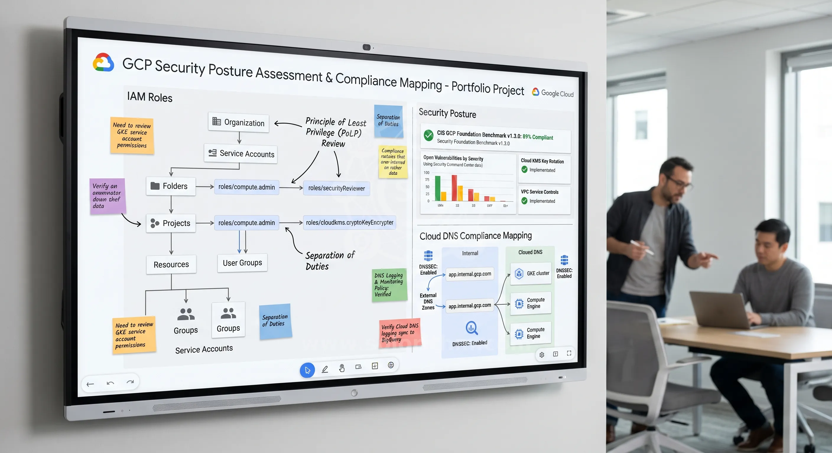 GCP Infrastructure Security Assessment
